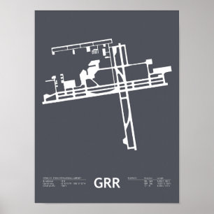 Poster de l'aéroport de Grand Rapids (GRR) : Geral