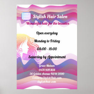 Poster de l'affiche Business Rainbow Waves avec lo