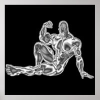 Poster de l'affiche Chrome Bodybuilder