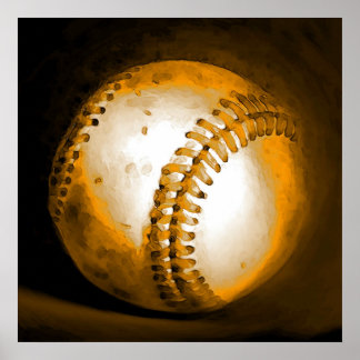 Poster de l'affiche de baseball Ball