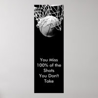 Poster de l'affiche de basket-ball Pop Art Motivat