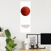 Poster de l'affiche de basket-ball sur la motivati (Bureau à domicile)