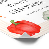 Poster de l'Affiche de bienvenue Baby shower agric (Coin)