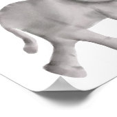 Poster de l'Affiche de bienvenue Baby shower bébé  (Coin)