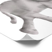 Poster de l'Affiche de bienvenue Baby shower bébé (Coin)