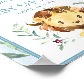 Poster de l'Affiche de bienvenue Baby shower du ga (Coin)