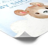 Poster de l'Affiche de bienvenue Baby shower du ga (Coin)