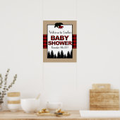 Poster de l'Affiche de bienvenue Baby shower Lumbe (Cuisine)