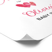 Poster de l'Affiche de bienvenue des Baby showers  (Coin)