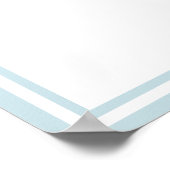 Poster de l'Affiche de bienvenue du petit Baby sho (Coin)