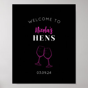 Poster de l'Affiche de bienvenue du vin de la fête