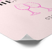 Poster de l'Affiche de bienvenue du vin de la fête (Coin)