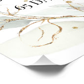 Poster de l'Affiche de bienvenue Fête des mariées (Coin)