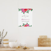 Poster de l'Affiche de bienvenue Fête des mariées  (Cuisine)