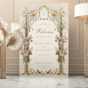 Poster de l'Affiche de bienvenue mariage