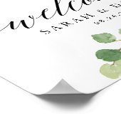 Poster de l'Affiche de bienvenue mariage (Coin)