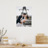Poster de l'Affiche de bienvenue mariage avec phot (Cuisine)