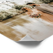 Poster de l'Affiche de bienvenue mariage avec phot (Coin)