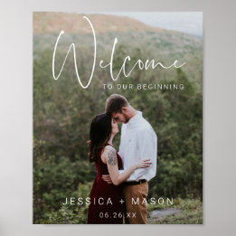 Poster de l'Affiche de bienvenue Mariage de la pho