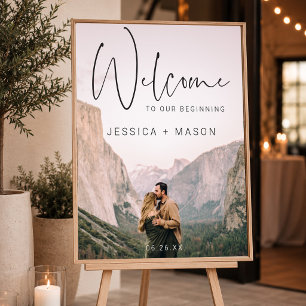 Poster de l'Affiche de bienvenue Mariage de la pho