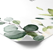 Poster de l'Affiche de bienvenue Mariage des Roses (Coin)