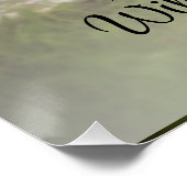 Poster de l'Affiche de bienvenue Mariage photo (Coin)