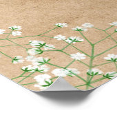 Poster de l'Affiche de bienvenue Mariage rustique  (Coin)