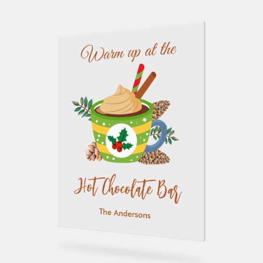 Poster de l'affiche de la barre de chocolat de Noë (Angle)