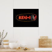 Poster de l'affiche de la cigar Store Neon (Cuisine)