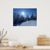 Poster de l'affiche de la piste de ski du début du (Cuisine)