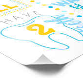 Poster de l'affiche de l'anniversaire du canard en (Coin)