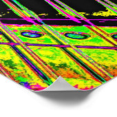 Poster de l'affiche de l'artiste Pop Art Abstrait (Coin)