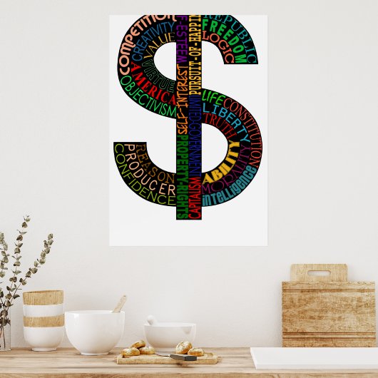 Poster de l'affiche des signes de dollars hauts (Cuisine)