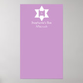 Poster de l'affiche du bat mitzvah (Devant)