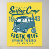 Poster de l'affiche du camp de surf Pacific (Devant)