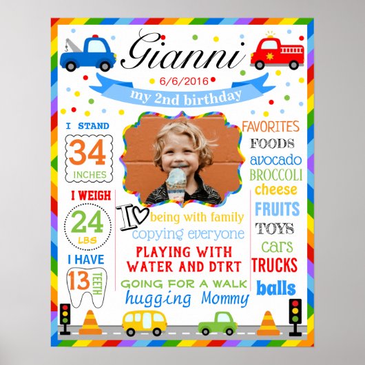 Poster de l'affiche du premier anniversaire du tra (Devant)