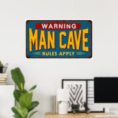 Poster de l'affiche Man Cave (Bureau à domicile)