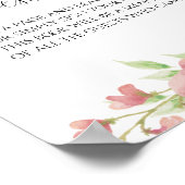 Poster de l'affiche Pink Floral (Coin)