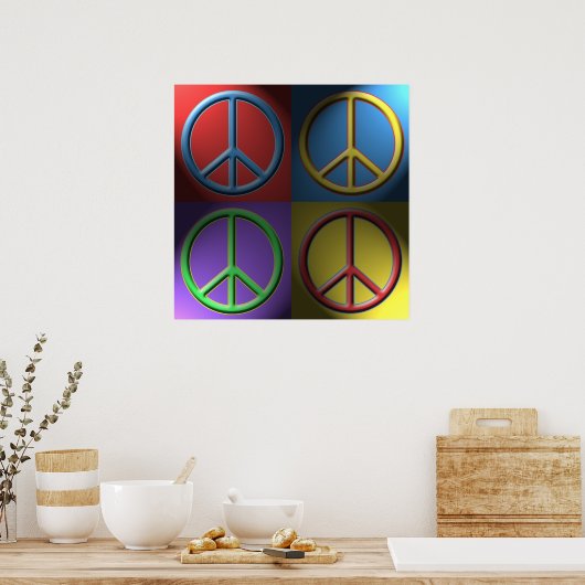 Poster de l'affiche Pop Art Peace (Cuisine)