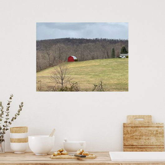 Poster de l'affiche Red Barn on Hill (Cuisine)
