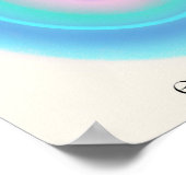 Poster de l'Affirmation du dégradé de l'Aura (Coin)