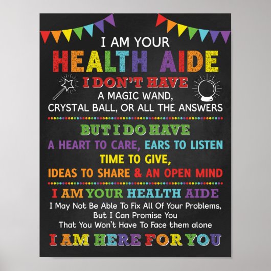 Poster de l'Aide à la santé (Devant)