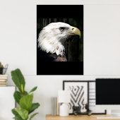 Poster de l'aigle à tête blanche américain Imprime (Bureau à domicile)