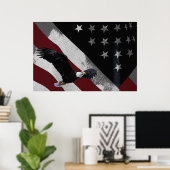 Poster de l'aigle américain 36 x 24 (Bureau à domicile)