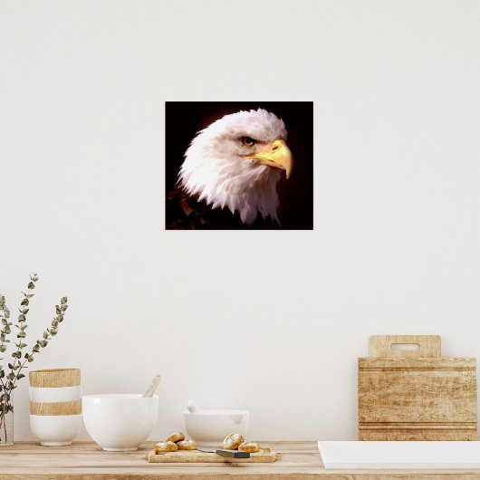 Poster de l'aigle américain Bald Eagle (Cuisine)