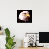 Poster de l'aigle américain Bald Eagle (Bureau à domicile)