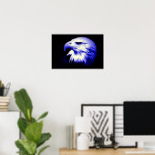 Poster de l'aigle américain Bald Eagle (Bureau à domicile)