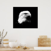 Poster de l'aigle américain Bald Eagle Imprimer (Cuisine)