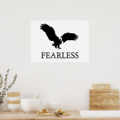 Poster de l'aigle d'atterrissage sans peur (Cuisine)