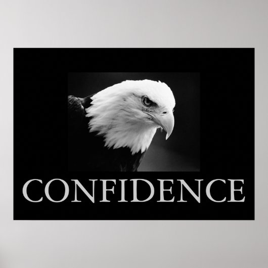Poster de l'aigle de confiance motivationnelle noi (Devant)